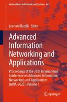 Advanced Information Networking and Applications Volume 1
