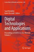 Digital Technologies and Applications Volume 1