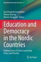 Education and Democracy in the Nordic Countries