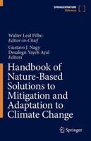 Handbook of Nature-Based Solutions to Mitigation and Adaptation to Climate Change