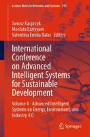 International Conference on Advanced Intelligent Systems for Sustainable Development. Volume 4 Advanced Intelligent Systems on Energy, Environment, and Industry 4.0