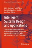 Intelligent Systems Design and Applications Volume 3