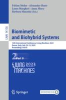 Biomimetic and Biohybrid Systems Part II
