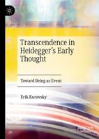 Transcendence in Heidegger's Early Thought