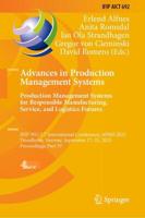 Advances in Production Management Systems Part IV