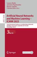 Artificial Neural Networks and Machine Learning - ICANN 2023 Part III
