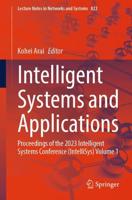 Intelligent Systems and Applications Volume 1
