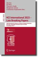 HCI International 2023 Part II