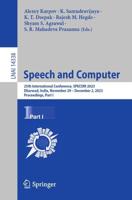 Speech and Computer Part I