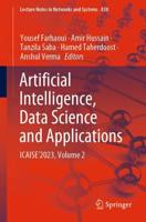 Artificial Intelligence, Data Science and Applications Vol. 2