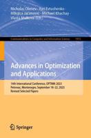 Advances in Optimization and Applications