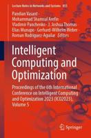 Intelligent Computing and Optimization Volume 5