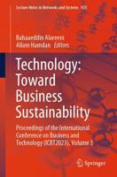 Technology - Toward Business Sustainability Volume 3