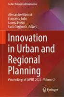 Innovation in Urban and Regional Planning Volume 2