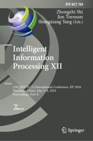 Intelligent Information Processing XII Part II