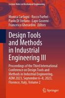 Design Tools and Methods in Industrial Engineering III Volume 2