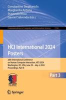 HCI International 2024 Posters