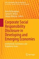 Corporate Social Responsibility Disclosure in Developing and Emerging Economies