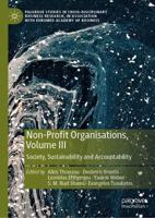 Non-Profit Organisations, Volume III
