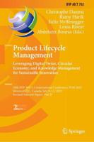 Product Lifecycle Management. Leveraging Digital Twins, Circular Economy, and Knowledge Management for Sustainable Innovation
