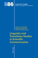 Linguistic and Translation Studies in Scientic Communication
