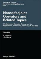 Nonselfadjoint Operators and Related Topics