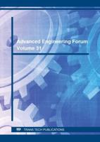 Advanced Engineering Forum Vol. 31