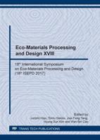 Eco-Materials Processing and Design XVIII