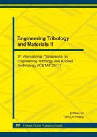 Engineering Tribology and Materials II