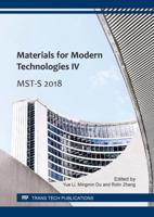 Materials for Modern Technologies IV