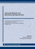 Advanced Materials and Manufacturing Engineering II