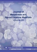 Journal of Metastable and Nanocrystalline Materials Vol. 29