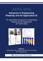 Advances in Engineering Plasticity and Its Application IX