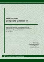 New Polymer Composite Materials III