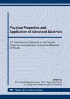 Physical Properties and Application of Advanced Materials