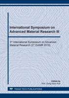 International Symposium on Advanced Material Research III