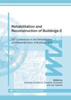 Rehabilitation and Reconstruction of Buildings II
