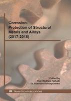 Corrosion. Protection of Structural Metals and Alloys (2017-2018)