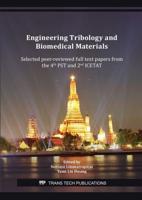 Engineering Tribology and Biomedical Materials