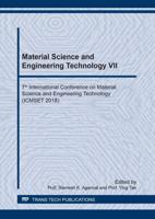 Material Science and Engineering Technology VII