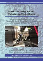 Alternative Energy Sources, Materials and Technologies