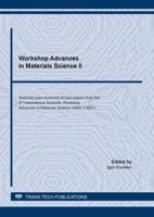 Workshop Advances in Materials Science II