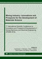 Mining Industry: Innovations and Prospects for the Development of Materials Science