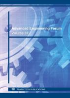 Advanced Engineering Forum Vol. 37