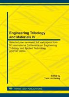 Engineering Tribology and Materials IV