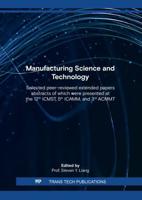 Manufacturing Science and Technology