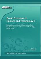 Broad Exposure to Science and Technology II