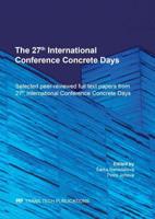 The 27th International Conference Concrete Days
