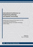 International Conference on Engineering Tribology and Applied Technology
