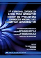 11th International Conference on Material Science and Engineering Technology and 11th International Conference on Nanostructures, Nanomaterials and Nanoengineering